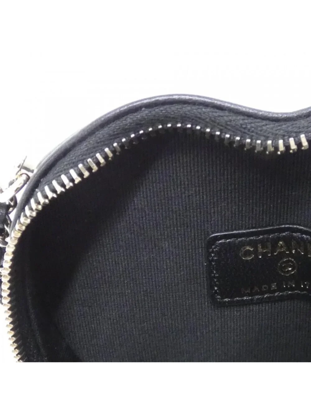 Chanel Shoulder Bag Black Heart